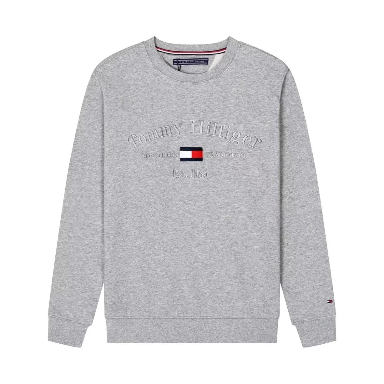 Tommy Hilfiger Registered Trademark Est. 1985 Graphic Crewneck Sweatshirt Navy