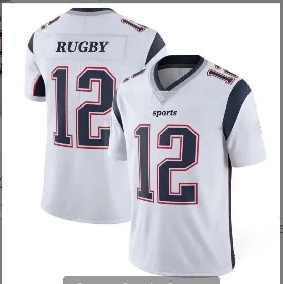 Design Number 12 Rugby Jersey White