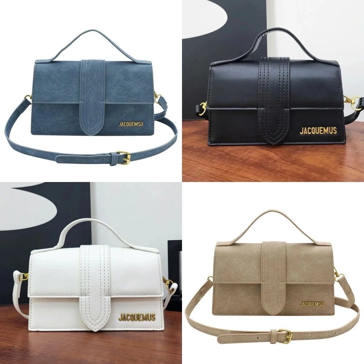 Design Structured Flap Crossbody Bag Handbag Multicolor