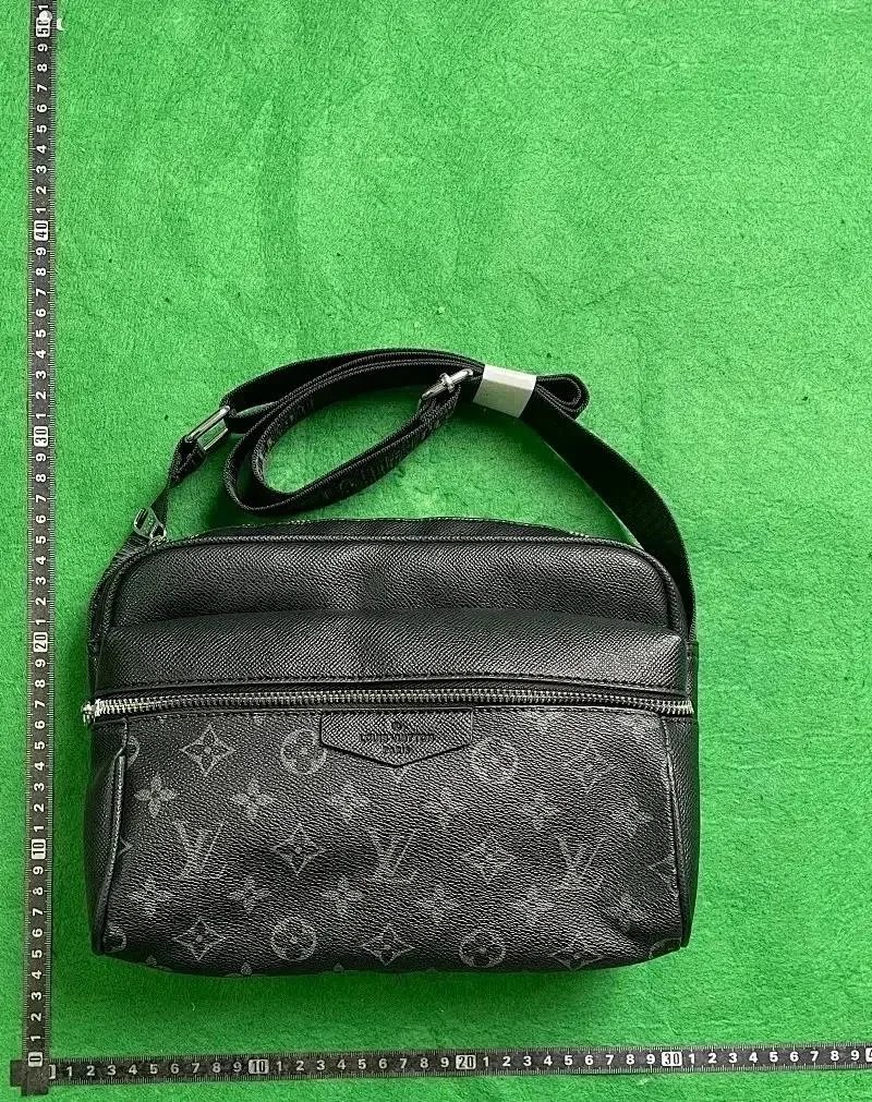 Louis Vuitton LV Outdoor Messenger Monogram Eclipse Crossbody Bag Black