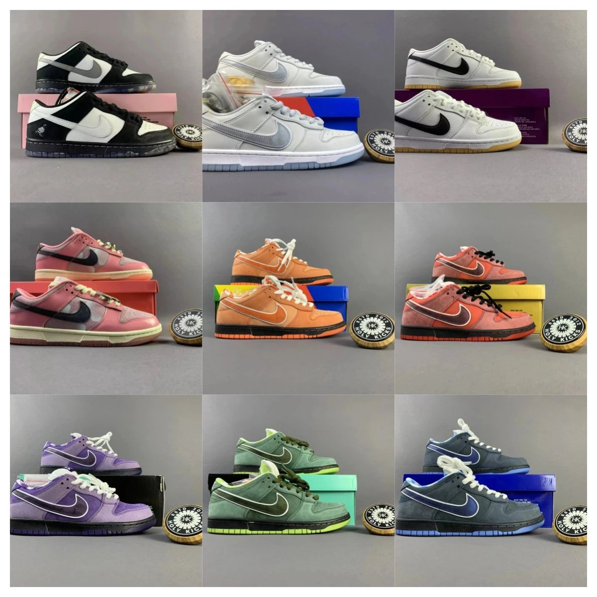 Nike Air Force and Dunk Sneaker Collection - Multicolor