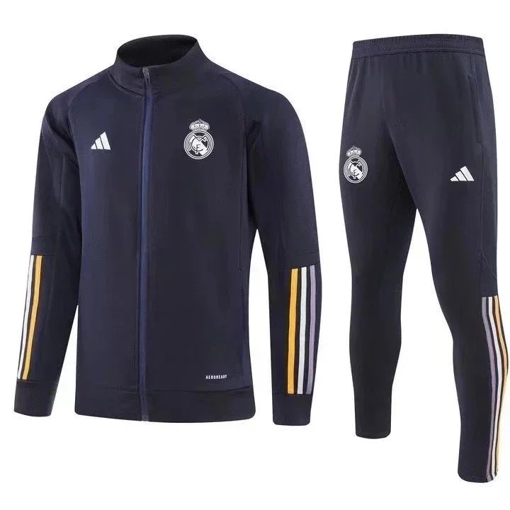 Real Madrid Adidas Football Tracksuit - Navy