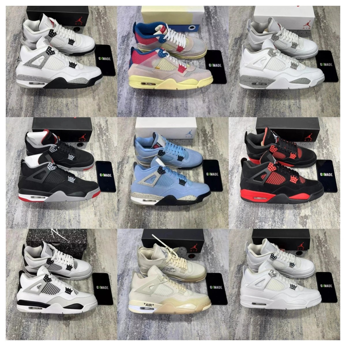 Jordan Air Jordan 4 Sneaker Collection - Multicolor